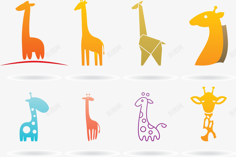 长颈鹿Logo标识矢量图图标eps_新图网 https://ixintu.com 矢量标识长颈鹿 长颈鹿Logo标识矢量图 长颈鹿logo 长颈鹿标识 矢量图