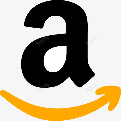 Amazon图标png_新图网 https://ixintu.com 亚马逊 品牌 品牌和标志 商标 标志 标识 社交媒体 社交网络