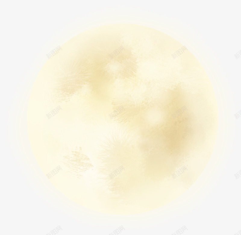 创意合成黄色的月亮png免抠素材_新图网 https://ixintu.com 创意 合成 月亮 黄色