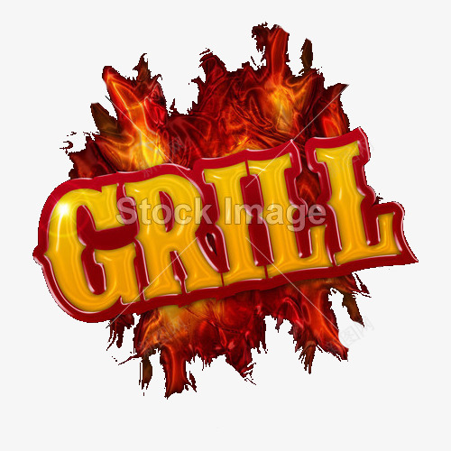烧烤标签与火焰图标png_新图网 https://ixintu.com logo设计 图标 图案 图识 标志 标签 火焰设计 火的标志