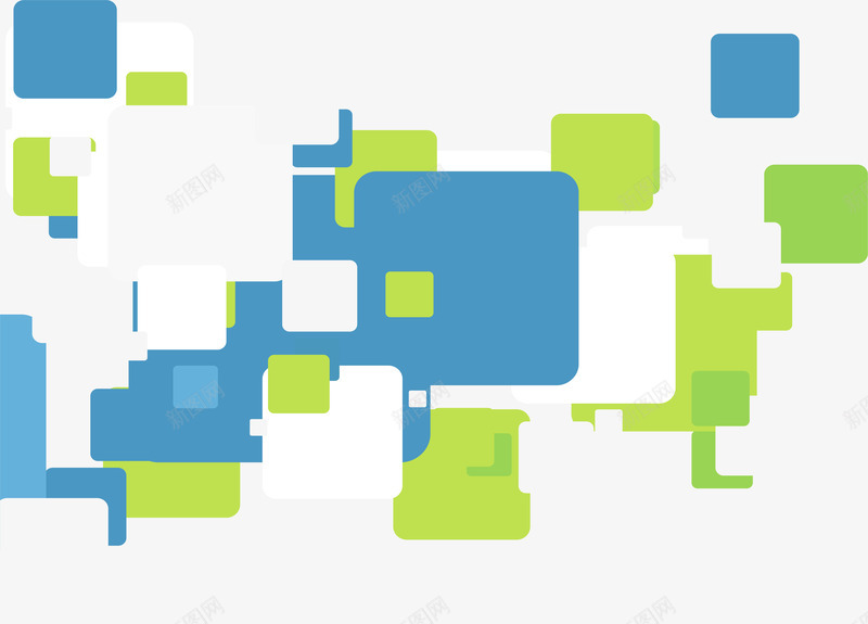 彩色科技方块png免抠素材_新图网 https://ixintu.com 彩色方块 矢量素材 科技感 科技方块