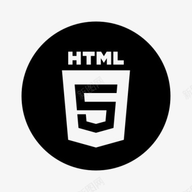 圈HTML5标志glypho社会等标识图标图标