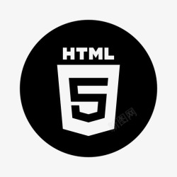 圈HTML5标志glypho社会等标识图标图标
