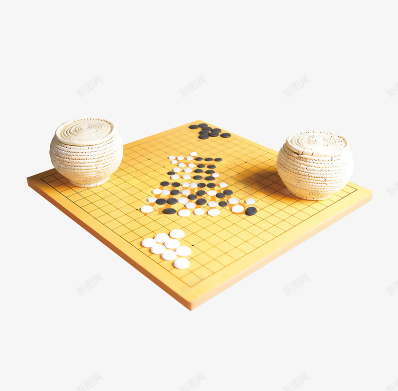 围棋png免抠素材_新图网 https://ixintu.com 中国风 中国风元素 中国风素材 古典 围棋 棋子 水墨