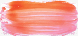 水彩笔海报橘红色水彩笔刷涂鸦矢量图高清图片