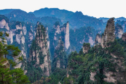 湖南张家界武陵源风景九素材