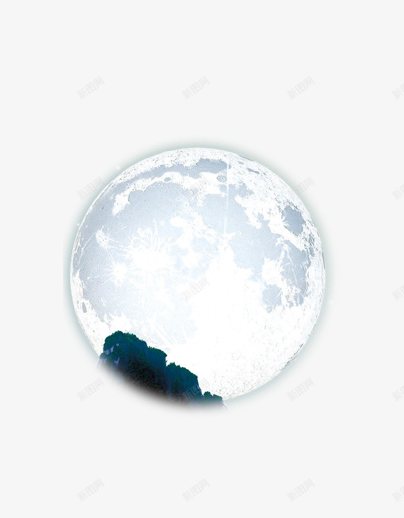 十五的月亮png免抠素材_新图网 https://ixintu.com 小月 月亮 月圆 月牙