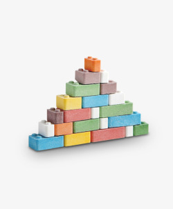 儿童彩色方块玩具素材