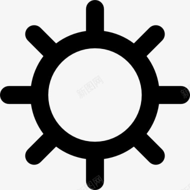 太阳天气符号图标图标