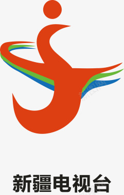 新疆电视台logo矢量图图标图标