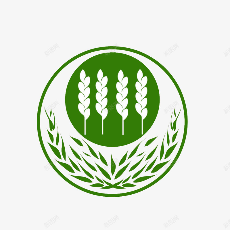 麦穗标识图标png_新图网 https://ixintu.com logo 免费下载 标识 矢量标识 麦穗 麦穗logo 麦穗矢量