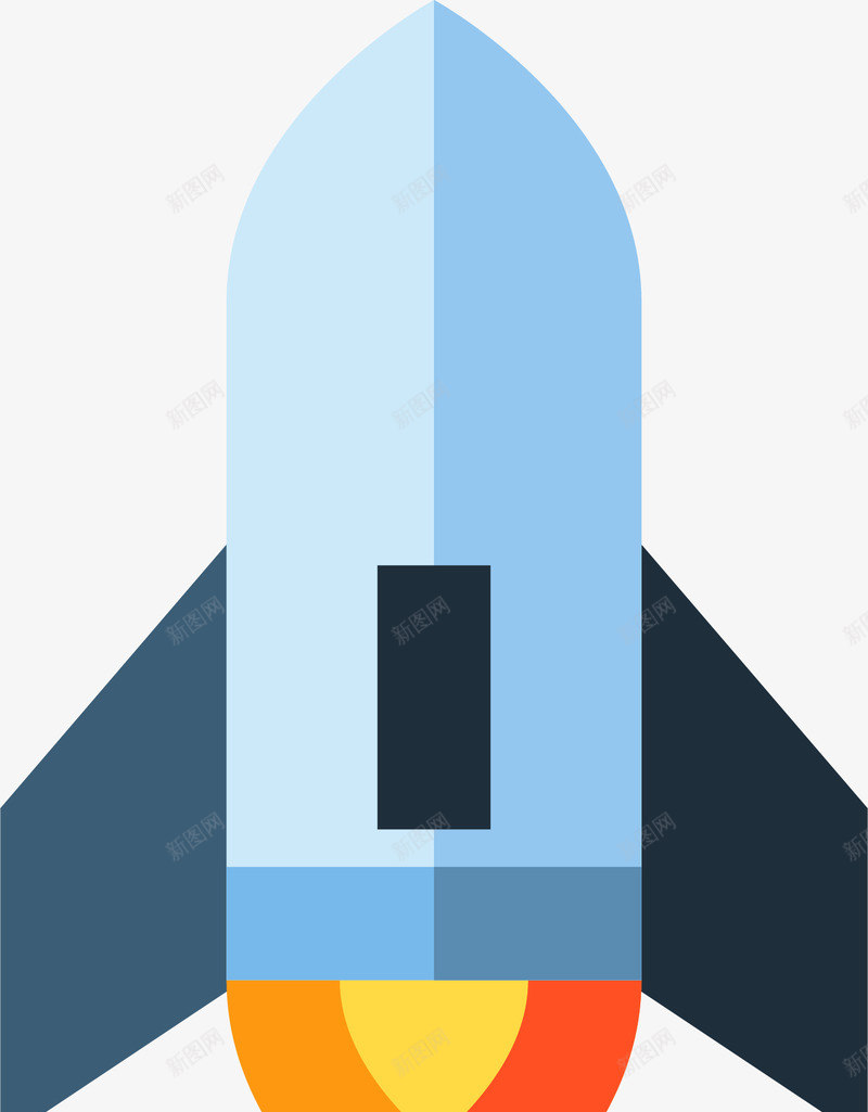 扁平化太空舱图标png_新图网 https://ixintu.com 出发 升天 卡通 发射 图标icon 太空舱 宇宙飞船 扁平化图标 火箭 火箭头