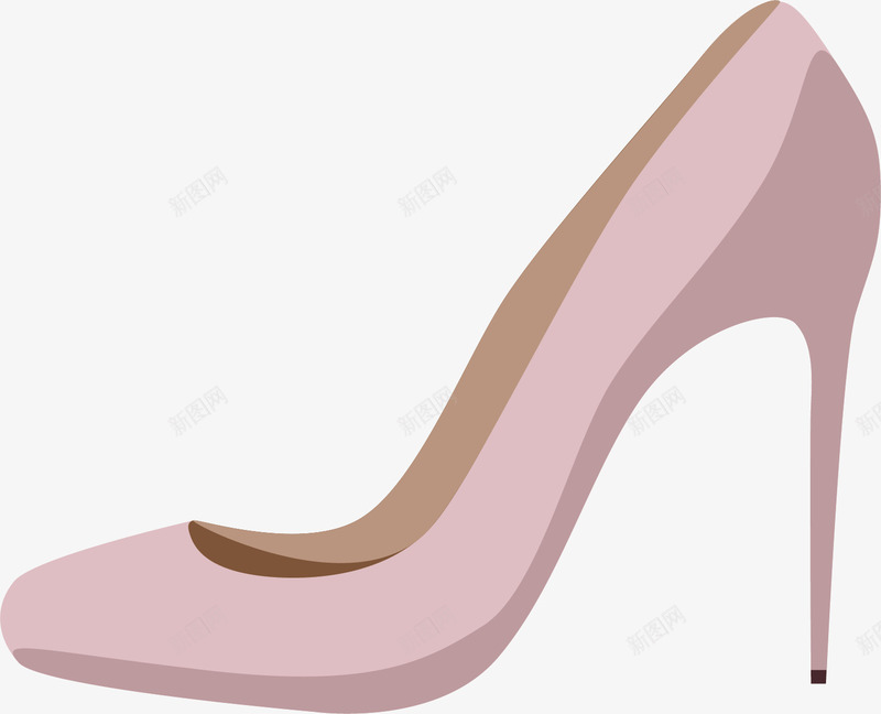 女人的高跟鞋矢量图ai免抠素材_新图网 https://ixintu.com 创意 卡通手绘 商品 奢侈品 女鞋 白色 矢量图