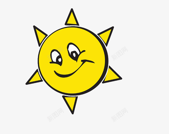 太阳出来了图标png_新图网 https://ixintu.com 发光发热 太阳公公 微笑 素材图片 装饰图案