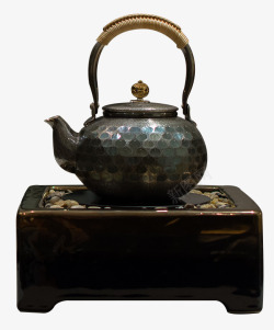 煮茶器陶瓷茶壶古典煮茶器电热炉高清图片
