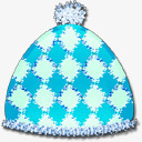 蓝色方块帽子装饰png免抠素材_新图网 https://ixintu.com 帽子 方块 蓝色 装饰