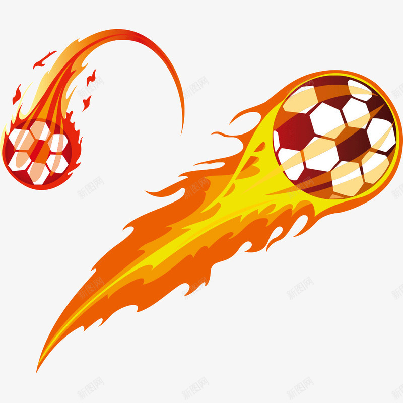 足球火焰png免抠素材_新图网 https://ixintu.com 火焰 火焰喷射 热情 球类 足球 运动