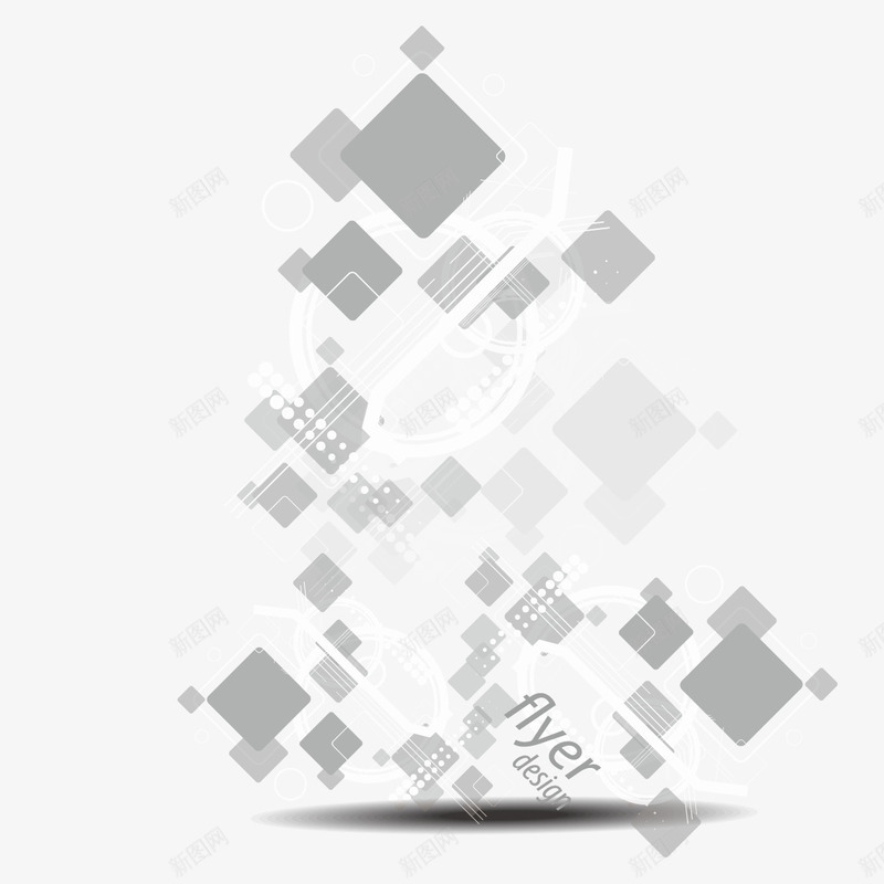 科技png免抠素材_新图网 https://ixintu.com 方块 科技素材 科技纹理