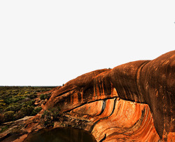 澳大利亚波浪岩景区素材