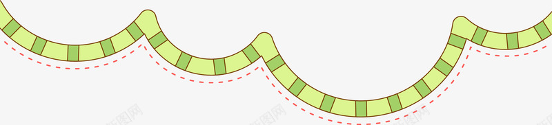 波浪边框矢量图ai免抠素材_新图网 https://ixintu.com 卡通 波浪 矢量边框 边框 矢量图