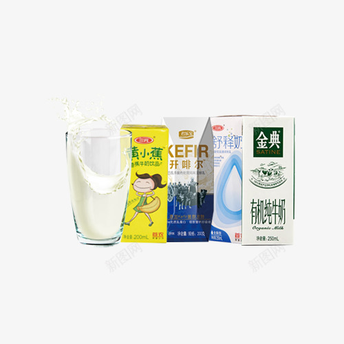 牛奶png免抠素材_新图网 https://ixintu.com 纯牛奶 金曲牛奶