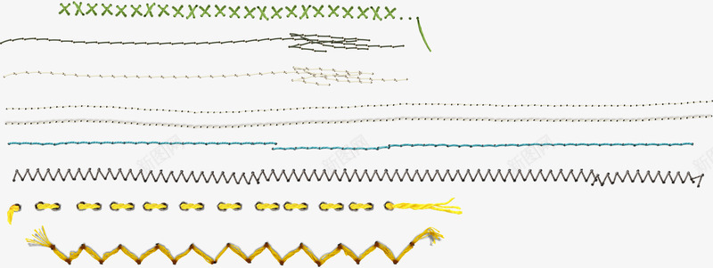 丝线png免抠素材_新图网 https://ixintu.com 波浪线 线条 细线