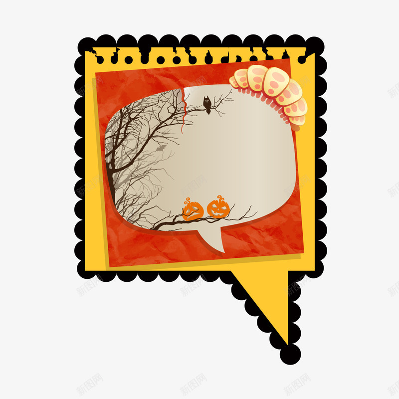 万圣节png免抠素材_新图网 https://ixintu.com 万圣节 万圣节元素矢量素材 南瓜灯 墓碑 幽灵 扫帚 月亮 蜡烛 蝙蝠 黑猫