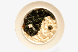 黑白八卦方块豆腐凉粉素材