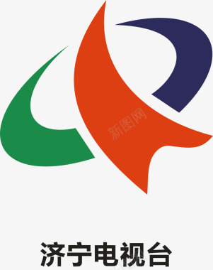 济宁电视台logo矢量图图标图标