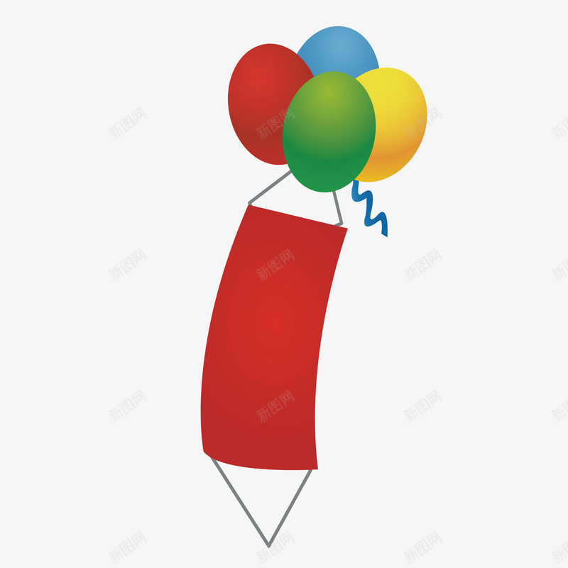 节日庆祝气球矢量图ai免抠素材_新图网 https://ixintu.com 儿童节 六一 卡通 小清新 广告设计 氢气球 透明 矢量图