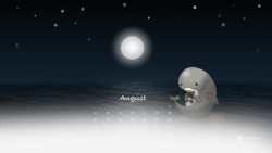 月亮鲸鱼大海海报背景七夕情人节素材