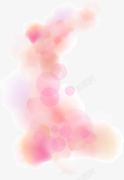粉色炫光素材