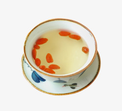 红杯子枸杞茶高清图片