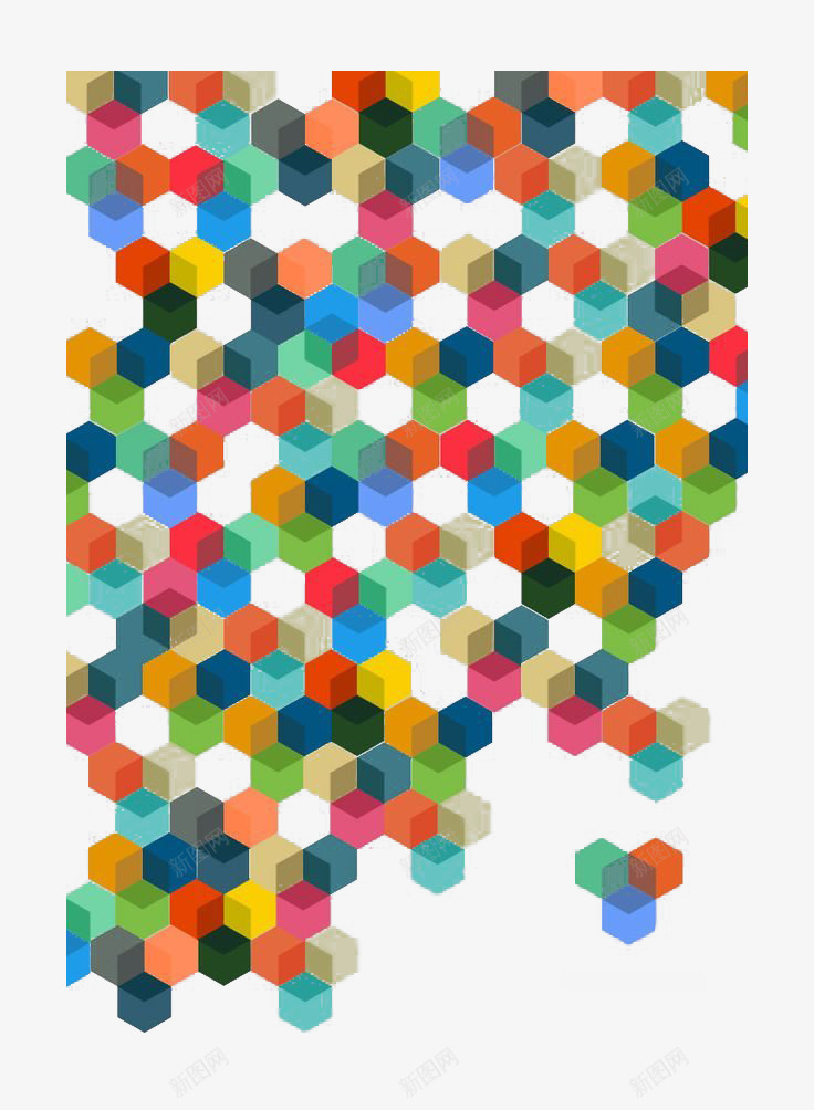 彩色小方块png免抠素材_新图网 https://ixintu.com 五颜六色 正方形 海报设计 立方体 背景图