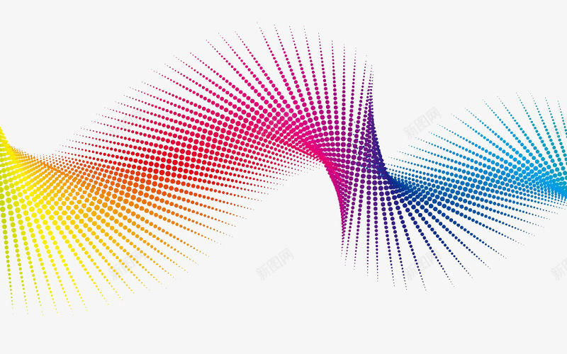 波浪形元素png免抠素材_新图网 https://ixintu.com 三色图形 效果元素 波浪