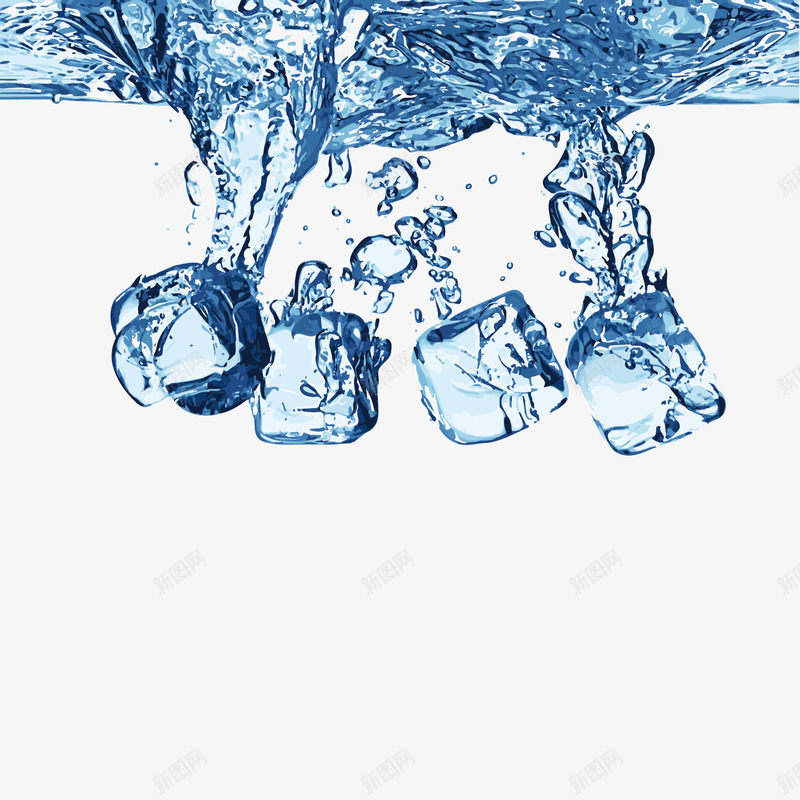 水和冰块矢量图ai免抠素材_新图网 https://ixintu.com png png素材 免费png 免费png素材 冰块 水 矢量冰块 矢量水 矢量素材 矢量图