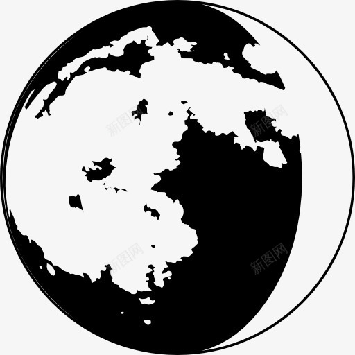 月亮相位符号图标png_新图网 https://ixintu.com 圆形 坑 天气 星球简笔画 月亮 月球陨石坑 月相 相 简笔画陨石坑