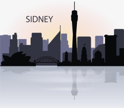 澳大利亚悉尼城市矢量图素材