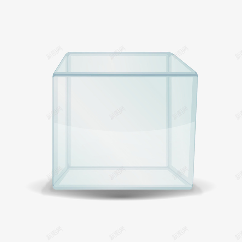 透明大冰块png免抠素材_新图网 https://ixintu.com 冰凉 夏天 大冰块 方块 透明