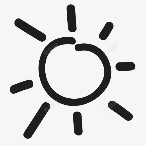 太阳标志图标png_新图网 https://ixintu.com 太阳