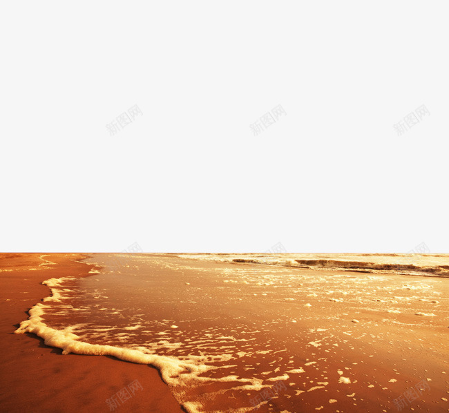 夕阳下美丽沙滩png免抠素材_新图网 https://ixintu.com 夕阳 浪花 海水 潮水 美丽沙滩 金色沙 金色沙滩