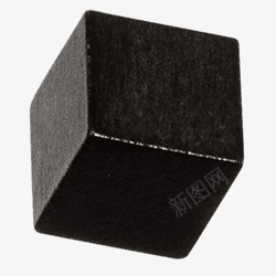 黑色材质立方块png免抠素材_新图网 https://ixintu.com 方块 材质 黑色