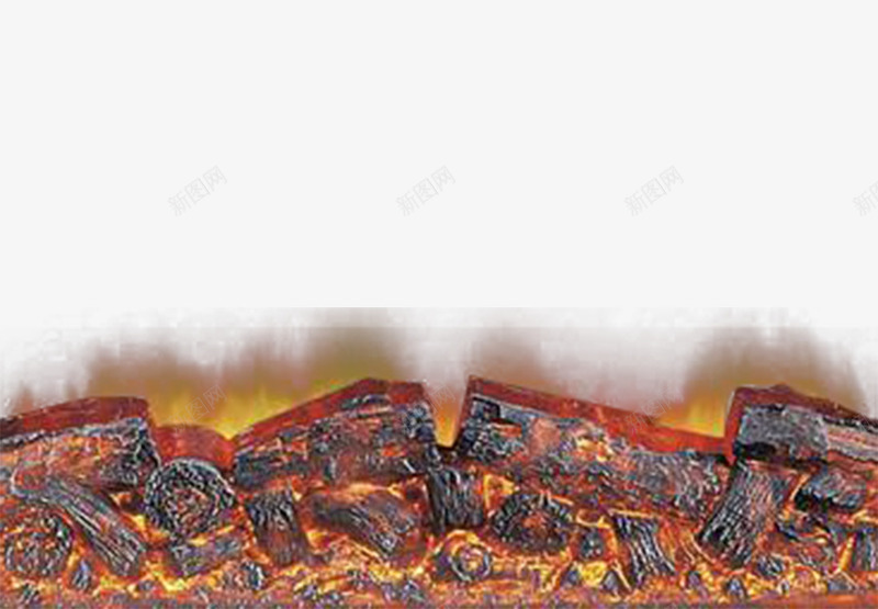 燃烧的木碳png免抠素材_新图网 https://ixintu.com 木碳 火焰 火焰的火炭 炭火 燃烧 红色