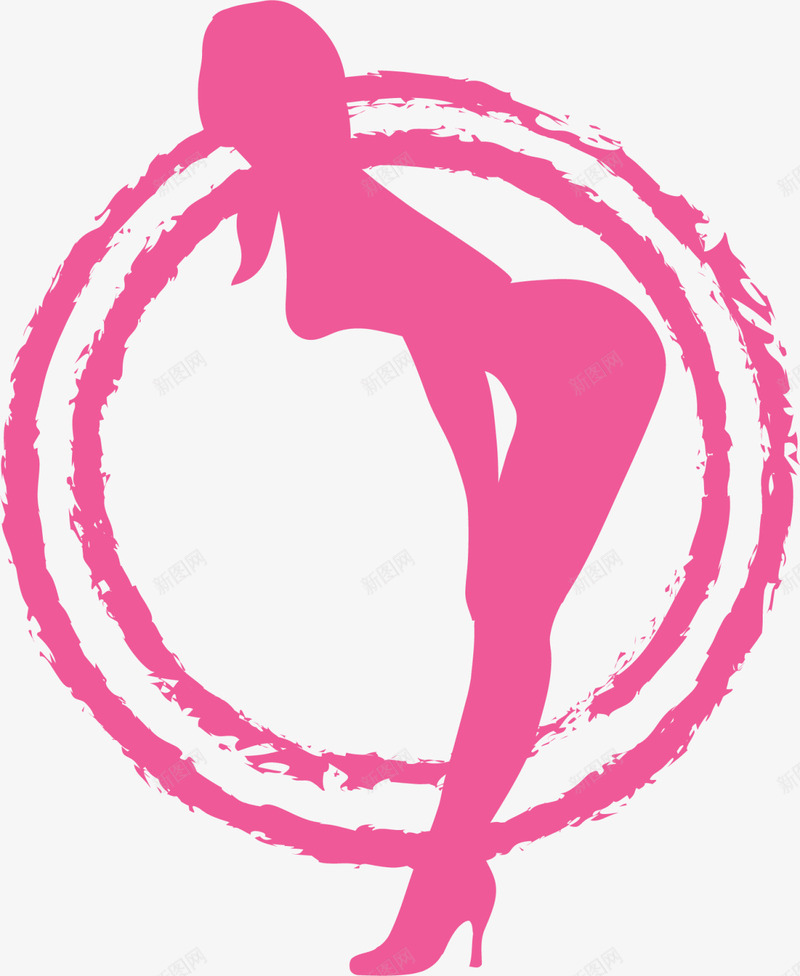 粉色扁平舞蹈女孩png免抠素材_新图网 https://ixintu.com 人物插画 粉色标签 美丽舞女 舞姿 舞者 舞蹈 舞蹈女孩 艺术 跳舞