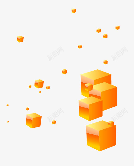 创意立方体png免抠素材_新图网 https://ixintu.com 几何图片 手绘方块素材 方块图片 立方体