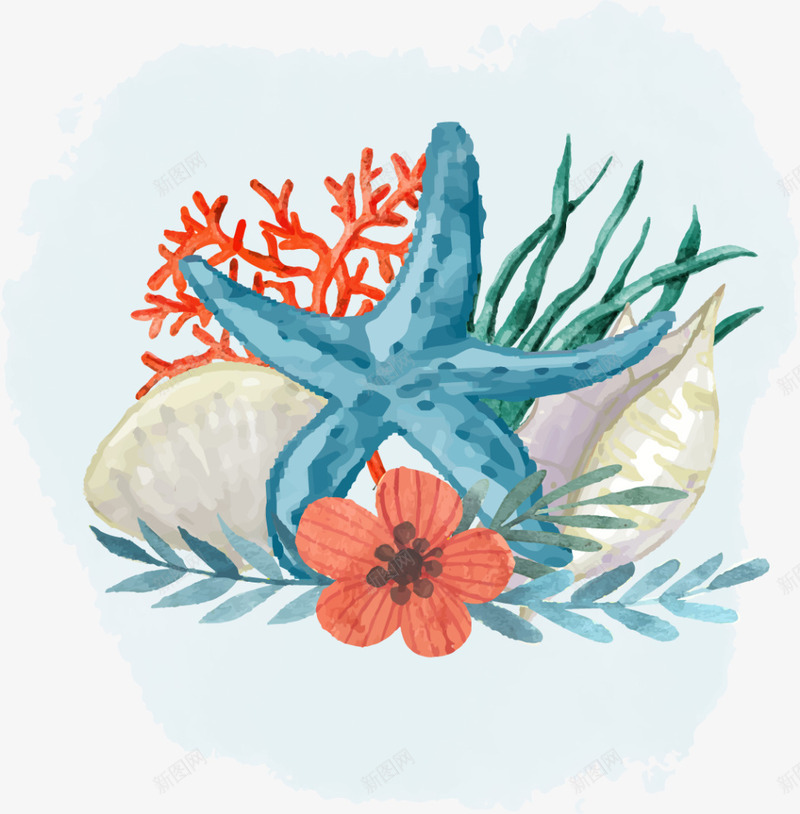 世界海洋日海底海星png免抠素材_新图网 https://ixintu.com 世界海洋日 海底海星 海洋生物 珊瑚 美丽海星 蓝色海星