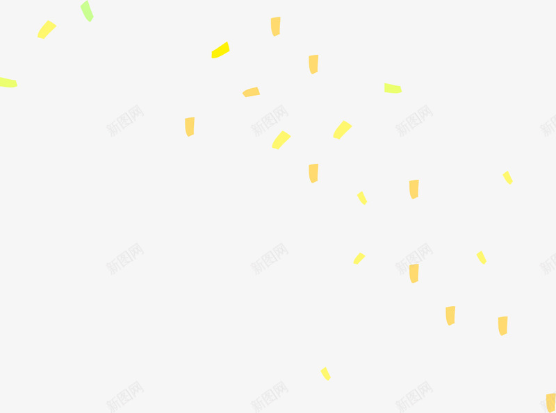 黄色方块漂浮装饰png免抠素材_新图网 https://ixintu.com 方块 漂浮 装饰 黄色