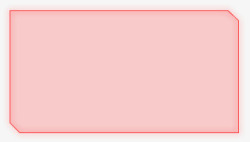 红色手绘光效方块素材
