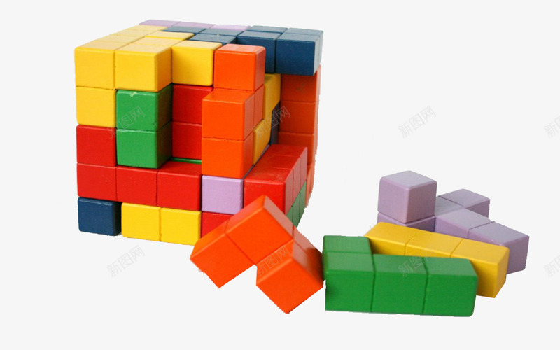 积木方块装饰png免抠素材_新图网 https://ixintu.com png素材 彩色 方块 积木 魔方