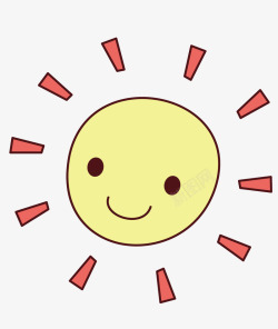 澶噺浠卡通太阳矢量图高清图片
